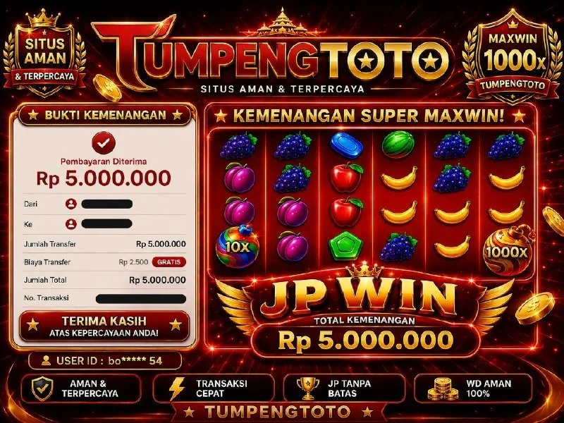 TUMPENGTOTO LUNAS RP 5.000.000