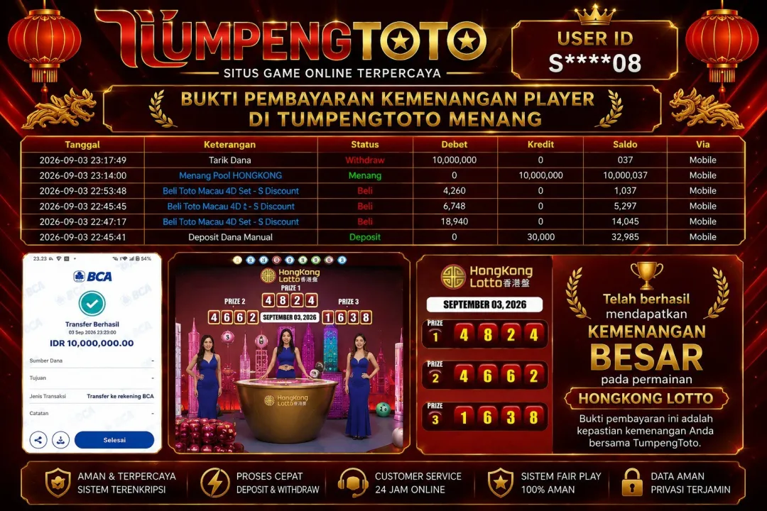 TUMPENGTOTO LUNAS RP.10,000,000