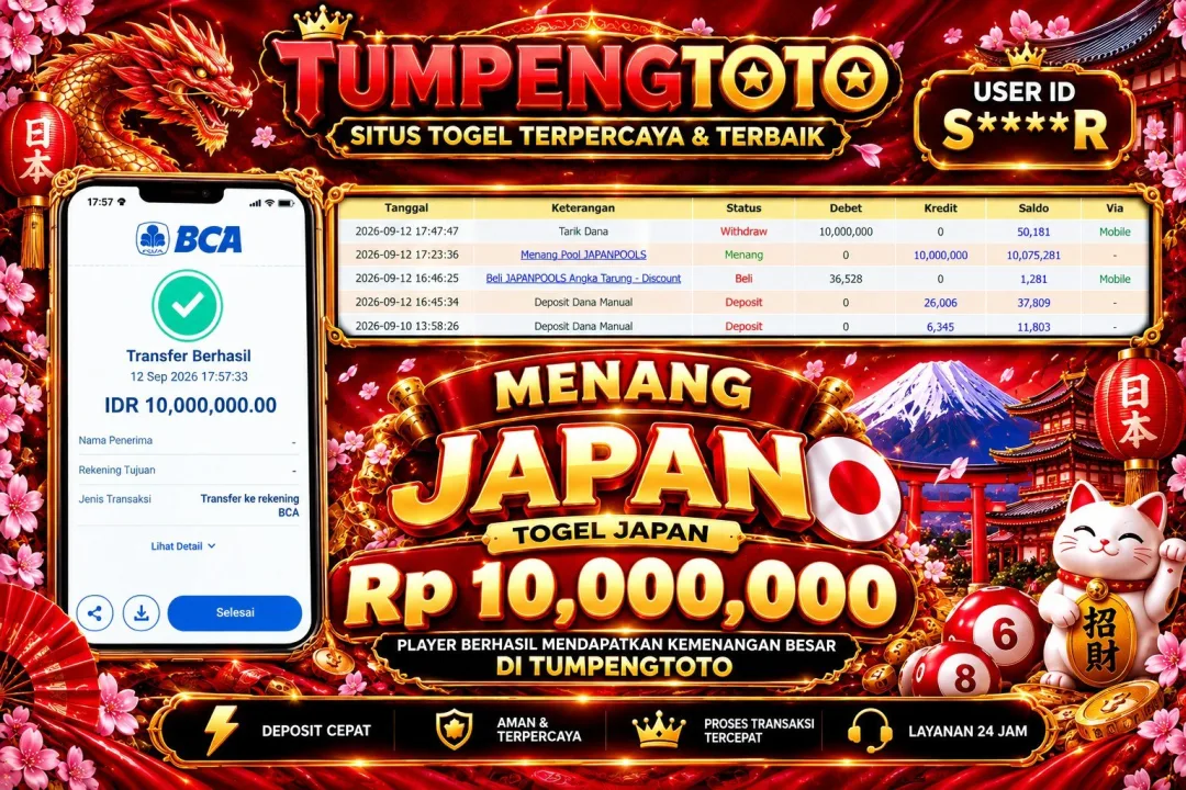 TUMPENGTOTO LUNAS RP.10,000,000