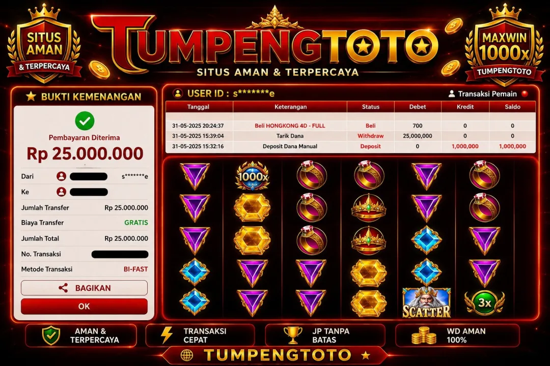 TUMPENGTOTO LUNAS RP 25,000,000