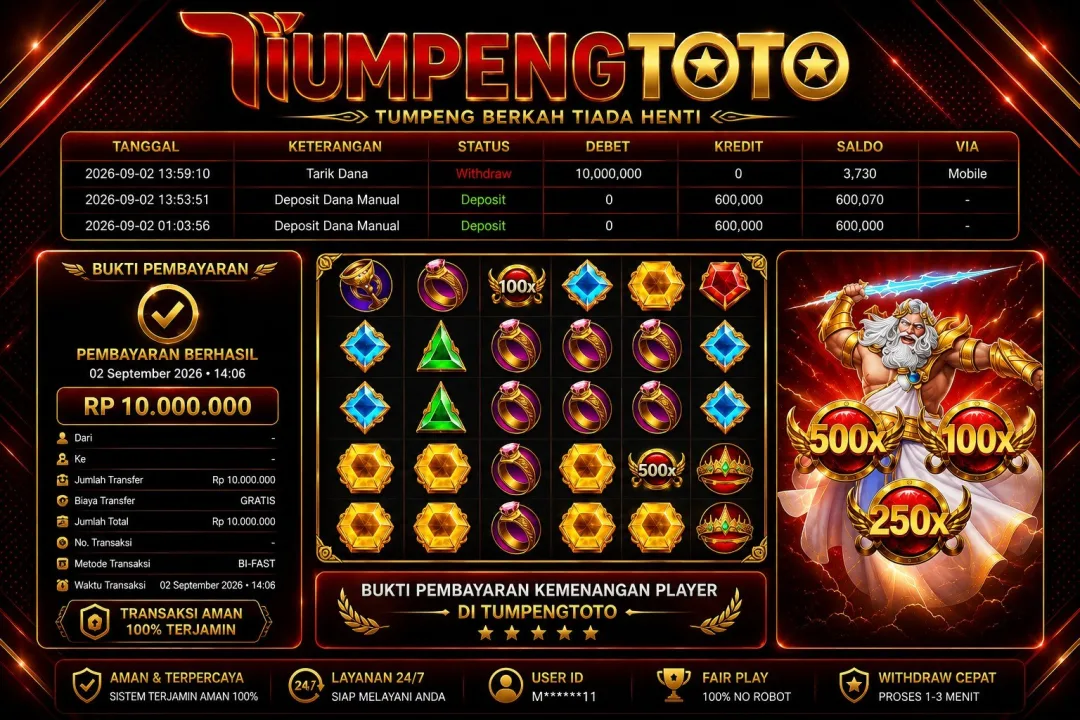 TUMPENGTOTO LUNAS RP. 10,000,000